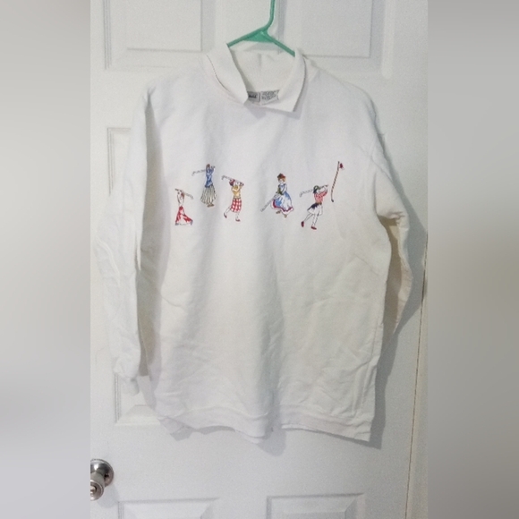Capacity 80's golf sweatshirt, size Large - Picture 1 of 3